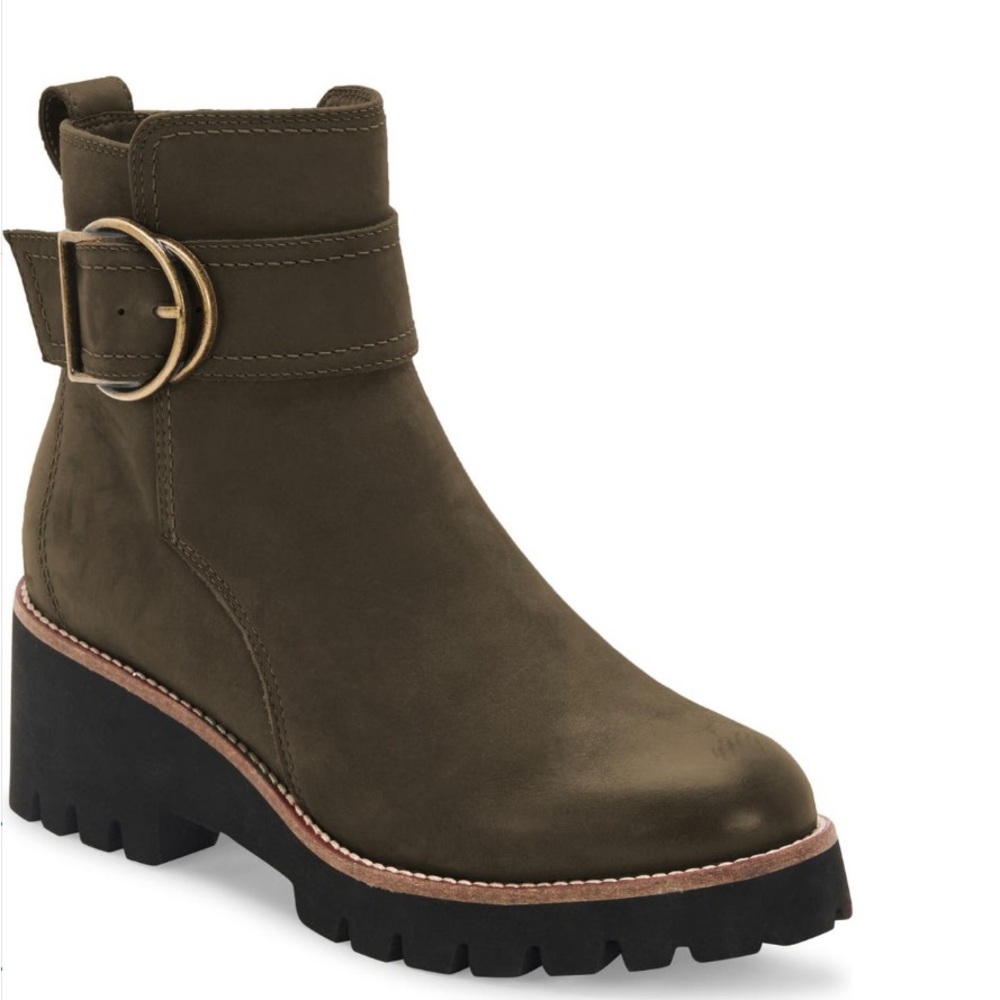 ❌ SOLD! Blondo Dagger Waterproof Women Boot, Size 6.5, Taupe Nubuck - Picture 2 of 7